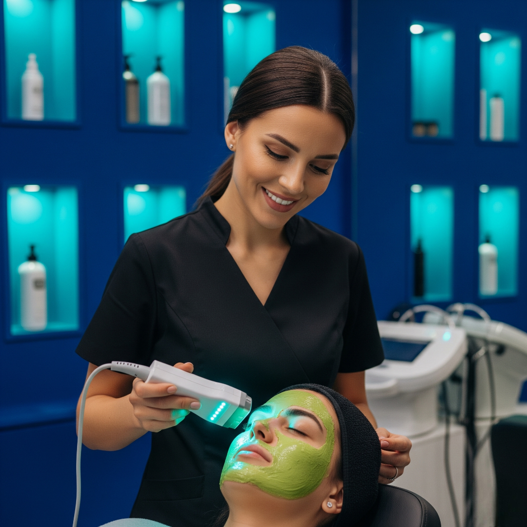 Matcha-powered LED therapy facials